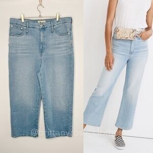 MADEWELL Slim Wide-Leg Jeans in Eastwick Wash AN325